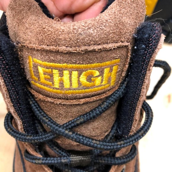 Unisex Lehigh Work Boots Brown Sz Mens 12 Wmens 14 main image 6